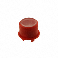MEC Switches - 1FS081 - CAP TACTILE ROUND RED/TRANS LENS
