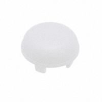 MEC Switches - 1JS16 - CAP TACTILE ROUND FROSTED WHITE
