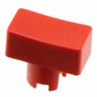 MEC Switches - 1PS08 - CAP TACTILE RECTANGULAR RED