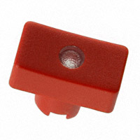 MEC Switches - 1RS081 - CAP TACTILE RECT RED/TRANS LENS