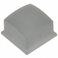MEC Switches - 1T16 - CAP TACTILE SQUARE FROSTED WHITE