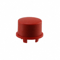 MEC Switches - 1US08 - CAP TACTILE ROUND RED