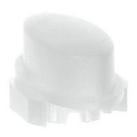 MEC Switches - 1WA16 - CAP TACTILE OVAL FROSTED WHITE