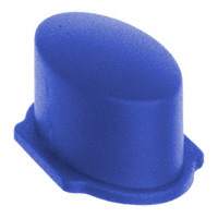 MEC Switches - 1WD00 - CAP TACTILE OVAL BLUE