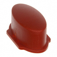 MEC Switches - 1WD08 - CAP TACTILE OVAL RED
