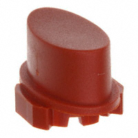 MEC Switches - 1WP08 - CAP TACTILE OVAL RED