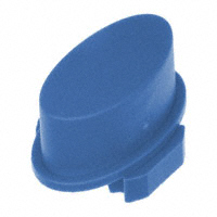 MEC Switches - 1WP40 - CAP TACTILE OVAL PIGEON BLUE