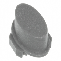 MEC Switches - 1WP53 - CAP TACTILE OVAL LIGHT GRAY