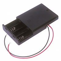MPD (Memory Protection Devices) - SBH441A - HOLDER 4 AAA CELL COVERED 6"LEAD