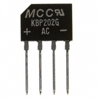 Micro Commercial Co - KBP202G-BP - IC BRIDGE RECT 2A 200V GBP