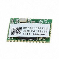 Microchip Technology - BM70BLE01FC2-0002AA - RF TXRX MODULE BLUETOOTH