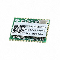 Microchip Technology - BM78SPP05NC2-0001AA - RF TXRX MOD BLUETOOTH CHIP ANT
