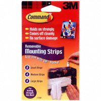 3M - 17200 - COMMAND ADHESIVE STRIPS 8S 4M 4L
