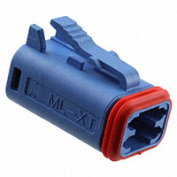 Molex, LLC - 093445-3204 - 4CCT MLXT PLUG BLUE W LARGE SEAL