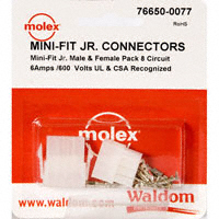 Molex Connector Corporation - 76650-0077 - KIT CONN MINI-FIT JR 8 CIRCUITS