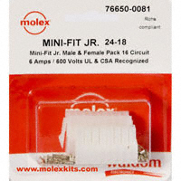 Molex Connector Corporation - 76650-0081 - KIT CONN MINI-FIT JR 16 CIRCUITS