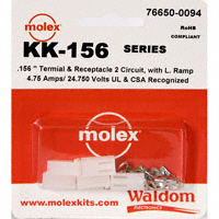 Molex Connector Corporation - 76650-0094 - KIT .156 KK SERIES 2 CIRC RAMP