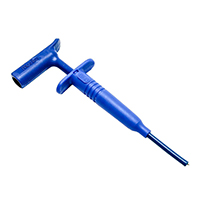 Mueller Electric Co - BU-20432-6 - INSULATED PLUNGER HOOK R/A BLUE