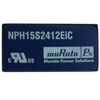 Murata Power Solutions Inc. - NPH15S2412EIC - CONV DC/DC 15W24VIN 12.1VOUT DIP