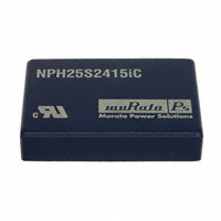 Murata Power Solutions Inc. - NPH25S2415IC - CONV DC/DC 25W24VIN 15.1VOUT DIP
