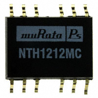 Murata Power Solutions Inc. - NTH1212MC - CONV DC/DC 2W 12VIN 12V DUAL 1KV
