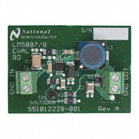 Texas Instruments - LM5008EVAL - EVALUATION BOARD FOR LM5008