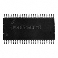Texas Instruments - LM98516CCMT - IC AFE 2CHAN 10BIT 60MSPS