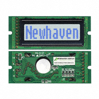 Newhaven Display Intl - NHD-0108CZ-FSW-GBW-3V3 - LCD MOD CHAR 1X8 GRY TRANSFL