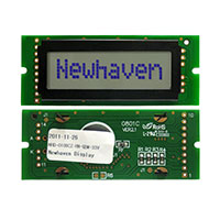 Newhaven Display Intl - NHD-0108CZ-RN-GBW-33V - LCD MOD CHAR 1X8 GRAY REFL STN