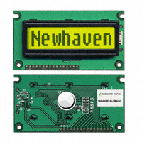 Newhaven Display Intl - NHD-0108FZ-FL-YBW-3V-C1 - LCD MOD CHAR 1X8 Y/G TRANSFL