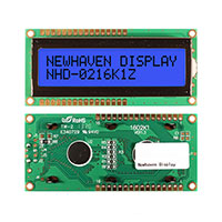 Newhaven Display Intl - NHD-0216K1Z-FSB-FBW-L - LCD MOD CHAR 2X16 BLUE TRANSFL