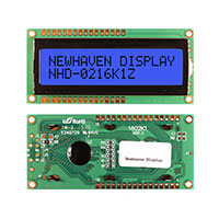 Newhaven Display Intl - NHD-0216K1Z-FSB-GBW-L - LCD MOD CHAR 2X16 BLUE TRANSFL