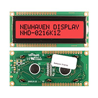 Newhaven Display Intl - NHD-0216K1Z-FSR-GBW-L - LCD MOD CHAR 2X16 RED TRANSFL