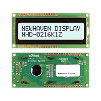 Newhaven Display Intl - NHD-0216K1Z-FSW-FTW-FB1 - LCD MOD CHAR 2X16 TRANSFL