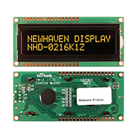 Newhaven Display Intl - NHD-0216K1Z-NSA-FBW-L - LCD MOD CHAR 2X16 AMBER TRANSM