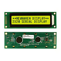 Newhaven Display Intl - NHD-0220D3Z-FL-GBW-V3 - LCD MOD SER CHAR 2X20 Y/G TRANSF