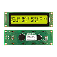 Newhaven Display Intl - NHD-0220DZ-FL-GBW - LCD MOD CHAR 2X20 Y/G TRANSFL