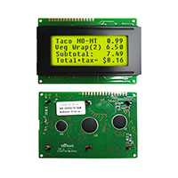 Newhaven Display Intl - NHD-0416BZ-FL-GBW - LCD MOD CHAR 4X16 Y/G TRANSFL