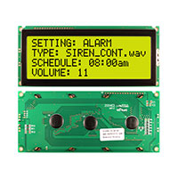 Newhaven Display Intl - NHD-0420E2Z-FL-GBW - LCD MOD CHAR 4X20 Y/G TRANSFL