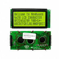 Newhaven Display Intl - NHD-0420H1Z-FL-GBW - LCD MOD CHAR 4X20 Y/G TRANSFL