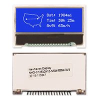 Newhaven Display Intl - NHD-C12832A1Z-NSW-BBW-3V3 - LCD COG GRAPHIC 128X32