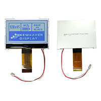 Newhaven Display Intl - NHD-C12865BR-FSW-GBW - LCD COG GRAPH 128X65 WH TRANSFL