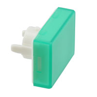 NKK Switches - AT4021FB - CAP PUSHBUTTON RECT GREEN/WHITE