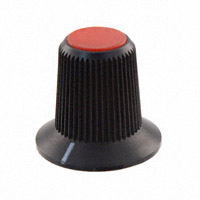 NKK Switches - AT4103C - SWITCH KNOB SMALL ROTARY RED