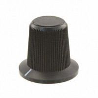 NKK Switches - AT4104A - SWITCH KNOB LARGE ROTARY BLACK
