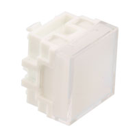 NKK Switches - AT4162JB - CAP PUSHBUTTON SQUARE CLEAR/WHT