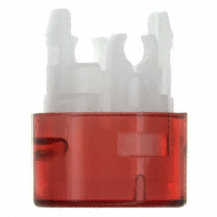 NKK Switches - AT4167CB - CAP PUSHBUTTON ROUND RED/WHITE