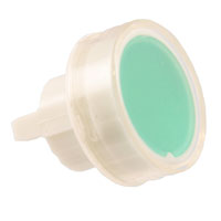 NKK Switches - AT488JF - CAP PUSHBUTTON ROUND CLEAR/GREEN
