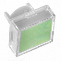NKK Switches - AT489JF - CAP PUSHBUTTON SQUARE CLEAR/GRN