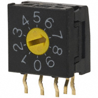 NKK Switches - FR01FC10H-S - SW ROTARY DIP BCD COMP 100MA 5V